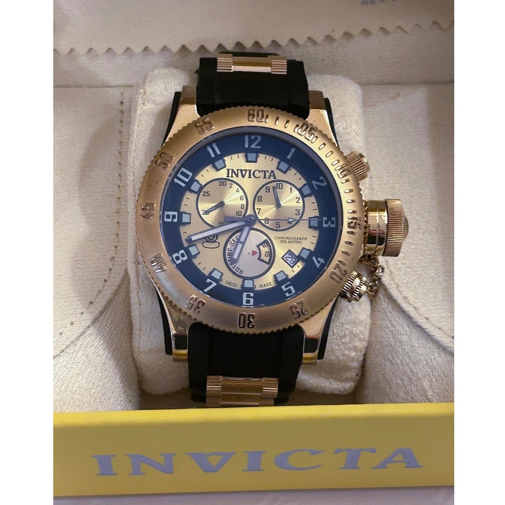 Men's Invicta Model 15565; 1959 Russian Diver Chronograph Watch
